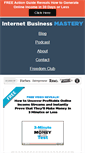 Mobile Screenshot of internetbusinessmastery.com